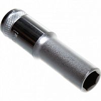 Торцовая головка KRAFTOOL "INDUSTRIE QUALITAT",удлиненная,Cr-V,FLANK,хромосатинированная,1/2"",12мм